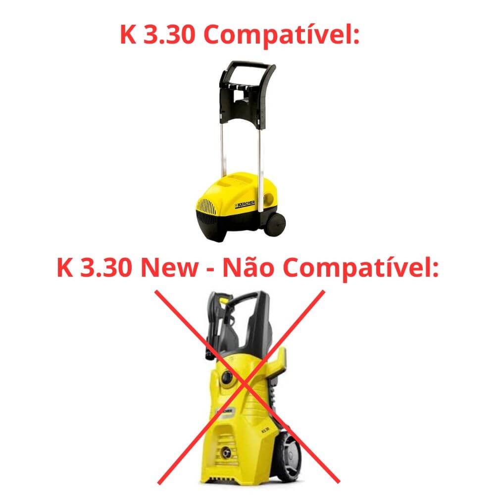 Kit Rodas Para Lavadora Karcher K 3.30 / K 3.40 - 2 Unidades - Imagem principal - 663031fc-525c-4c78-b5a6-515dcb34e4c5