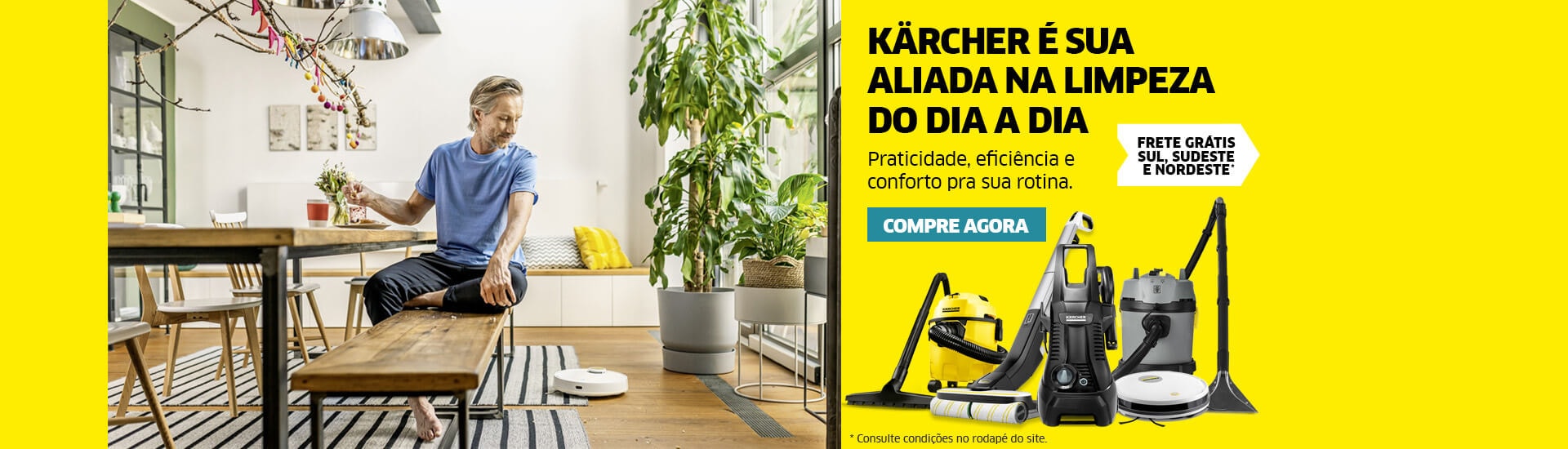 Karcher aliada na limpeza