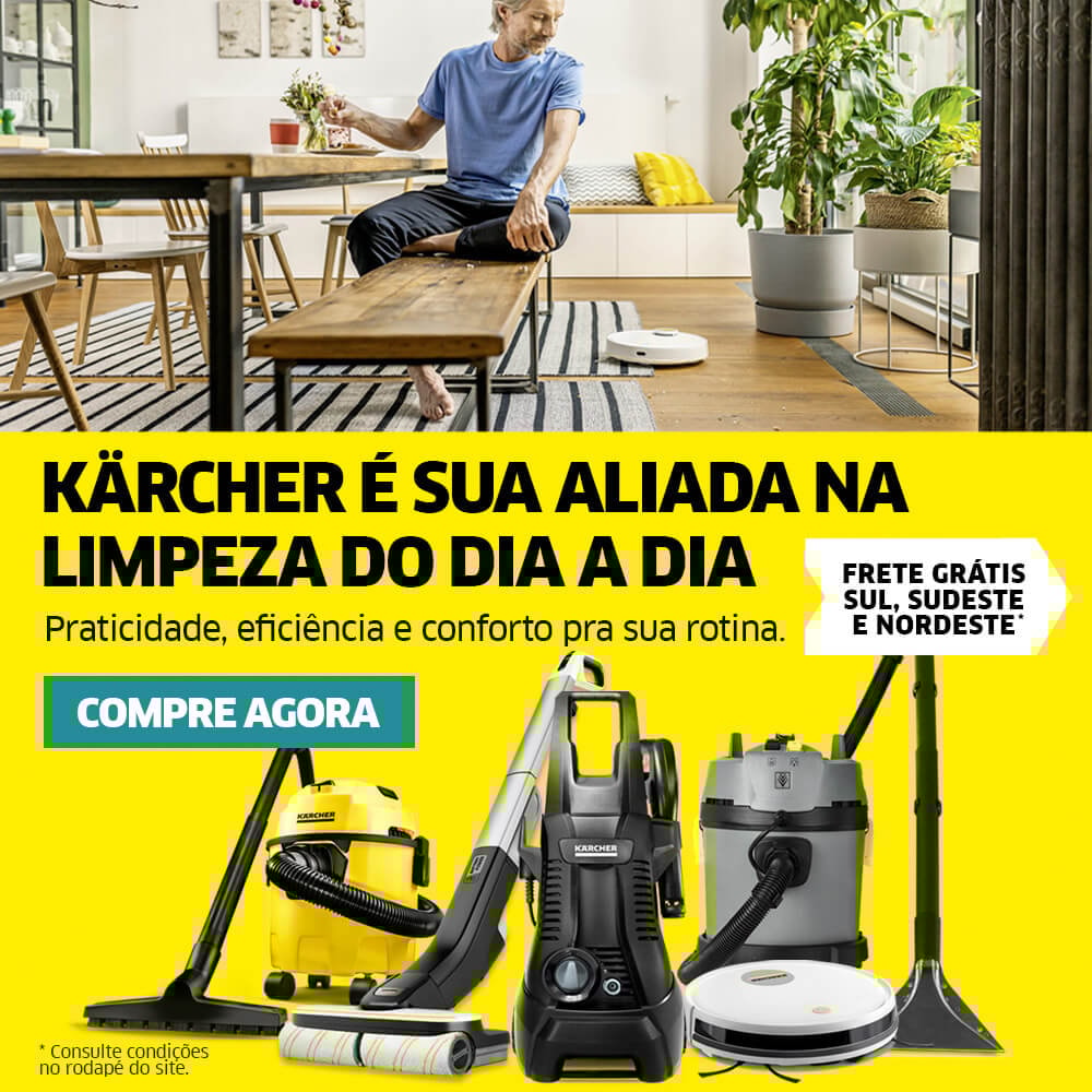 Karcher aliada na limpeza