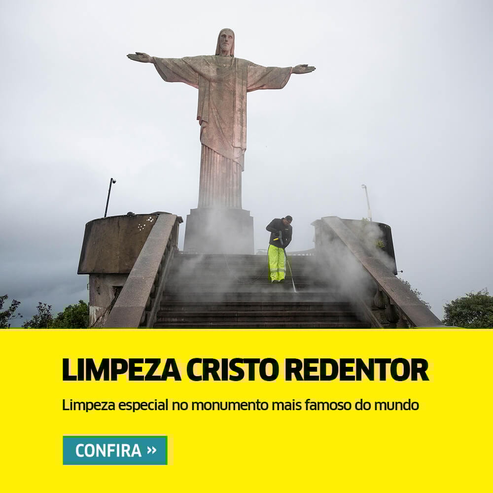 Limpeza do Cristo Redentor