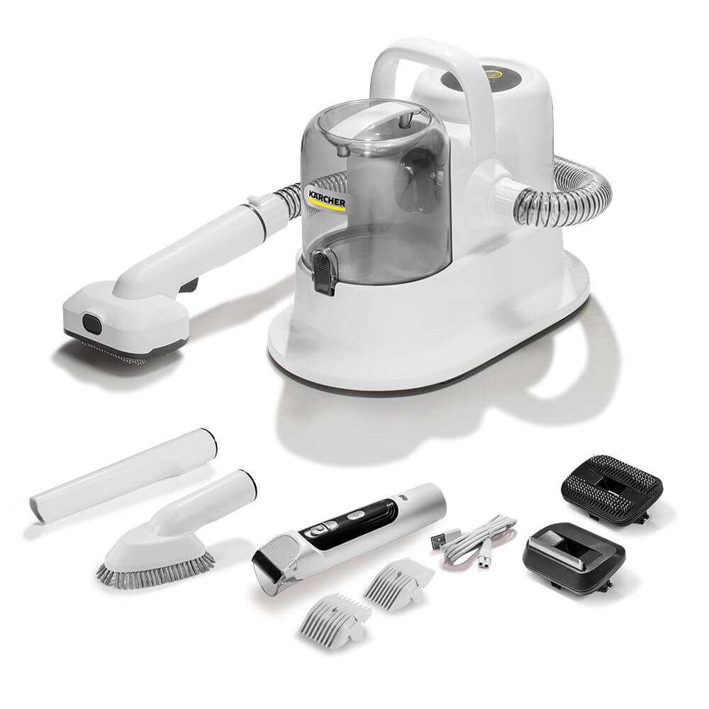 Aspirador Tosador e Desembaraçador Karcher Pet Clean - Imagem principal - 745fec46-ecdf-4dad-b52d-7ef0a799c893
