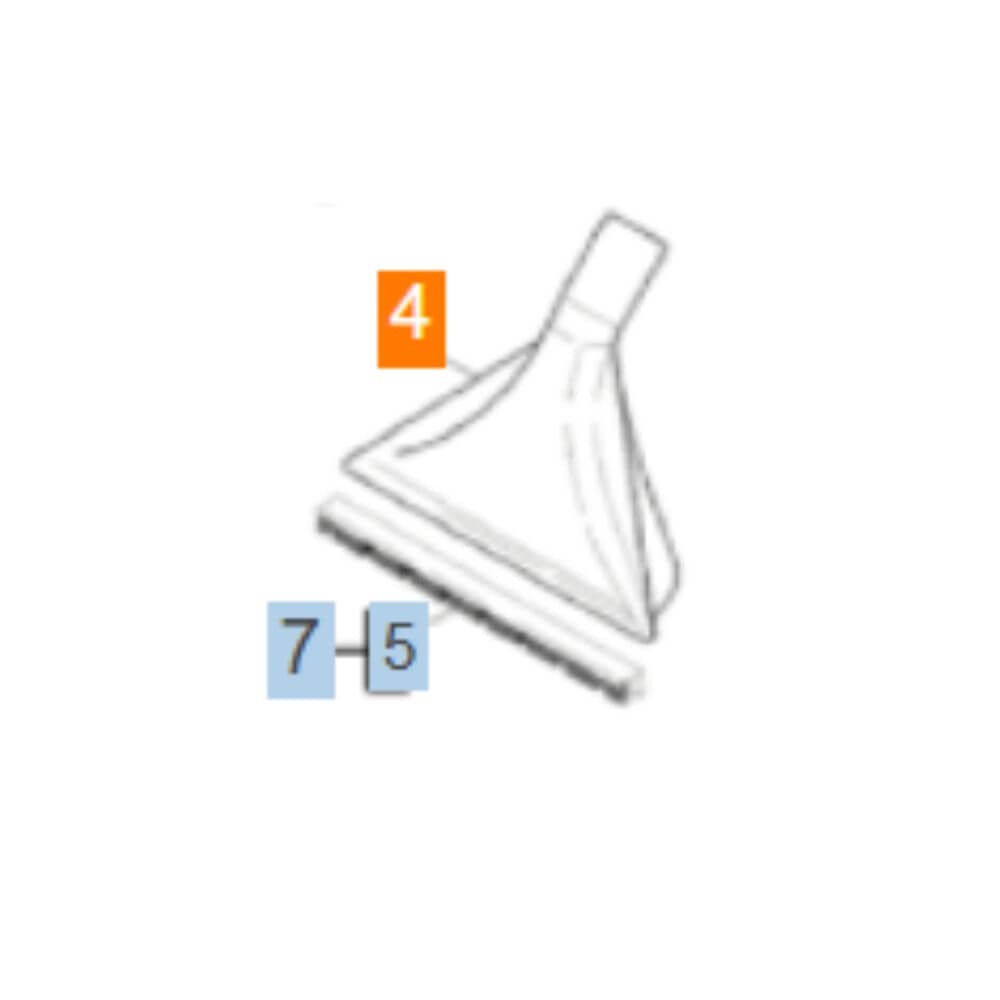 Bocal Grande Carpete para Extratora Karcher Puzzi SE 4001 - Imagem principal - 08846eec-1ab2-4e52-97dd-95099e5d43a5