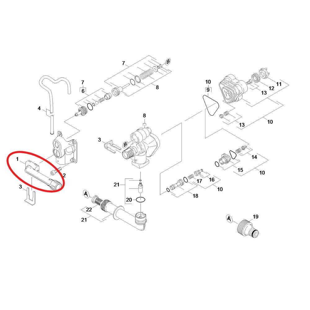 Conexão de Saída de Pressão Karcher K2.XX - Imagem principal - e1e21413-d4cc-4f28-9d17-1ce3d16e8690