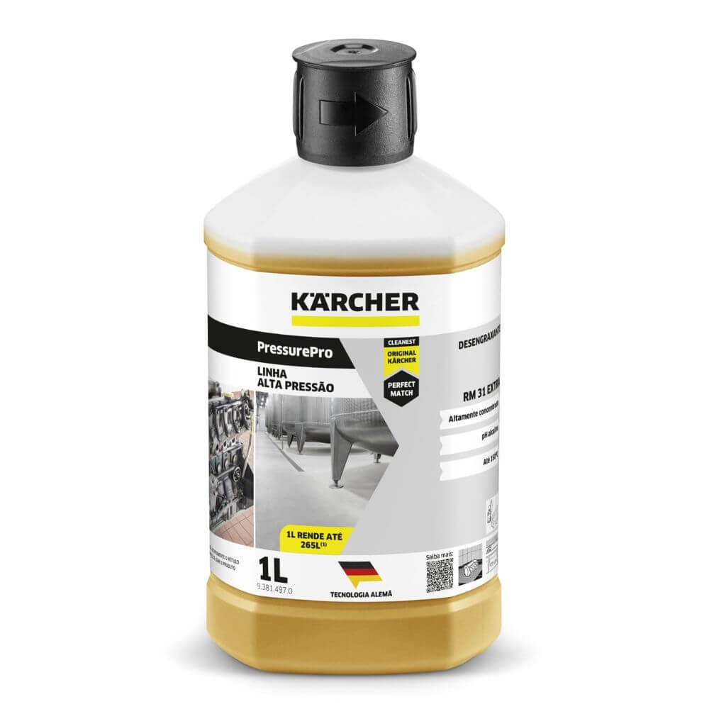 Desengraxante Karcher PressurePro Extra RM 31 - 1 Litro - Imagem principal - 36e8177d-bf16-4a32-bdcb-01dd3b7c6297