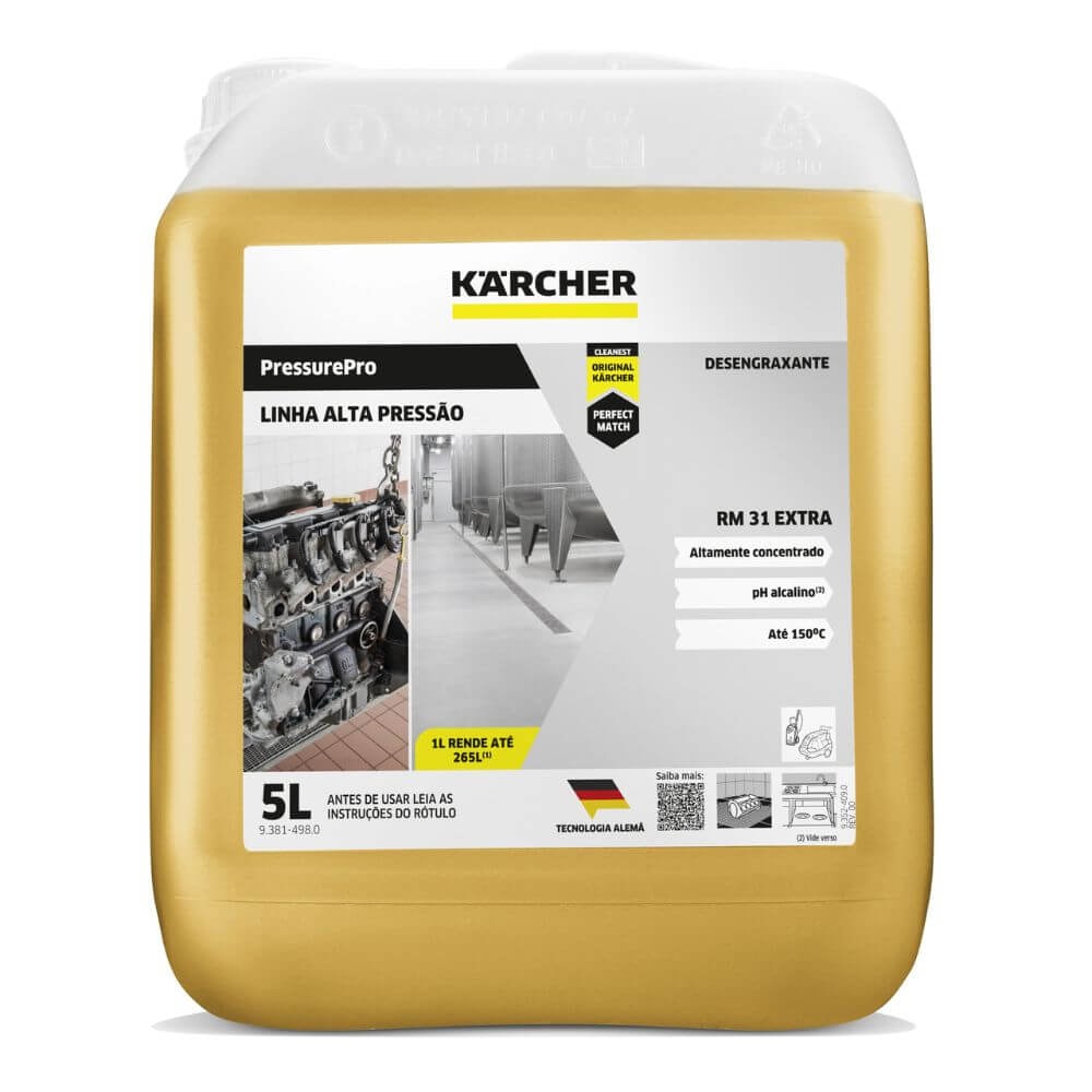 Desengraxante Karcher PressurePro Extra RM 31 - 5 Litros - Imagem principal - f041da0d-d2f8-4b89-a36f-14694ec88f03