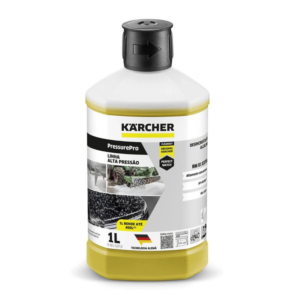 Desinscrustante Alcalino Karcher PressurePro RM 81 - 1 Litro - Imagem principal - 6f836a58-1115-4dc5-b584-a1ec1bc7dc37