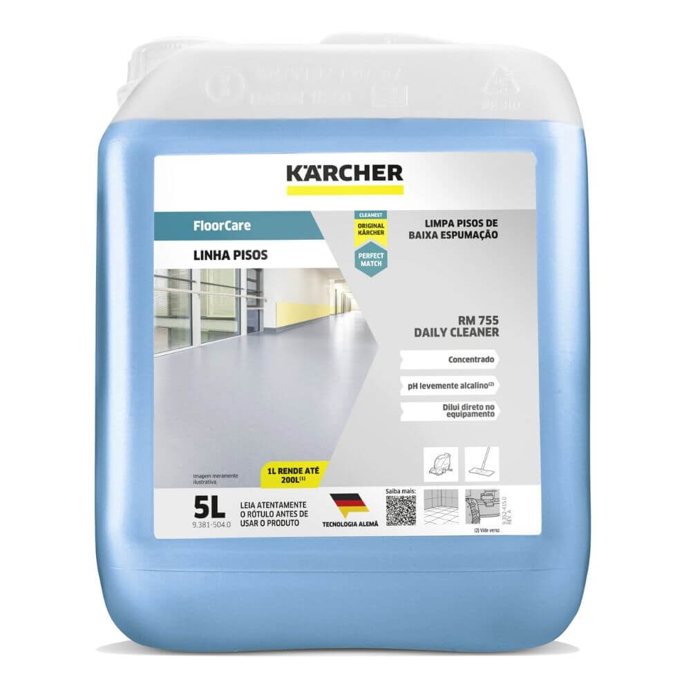 Detergente Floor Care Daily Cleaner - RM 755 (5 Litros) | Karcher