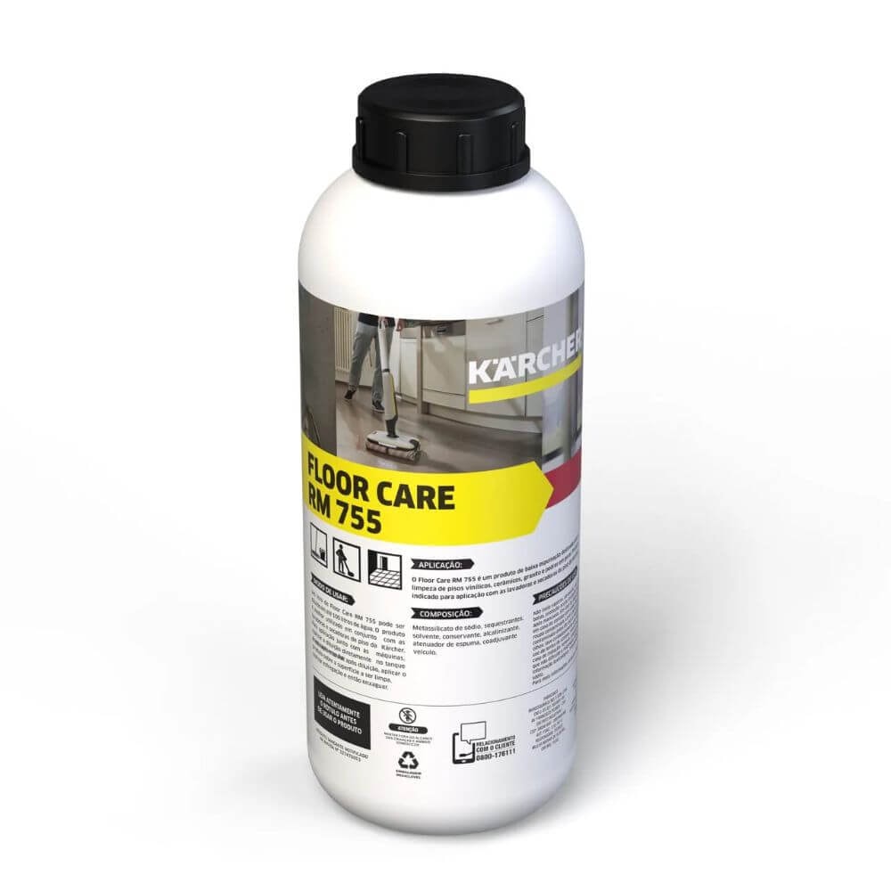 Detergente Floor Care - Karcher RM 755 (1 Litro) - Imagem principal - 9b65483d-ac79-43c7-9817-d198acd43ad2