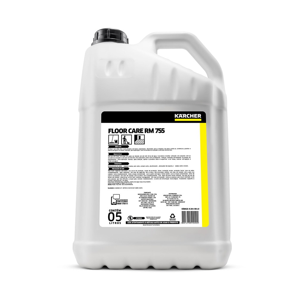 DETERGENTE FLOOR CARE - RM 755 (5 LITROS)