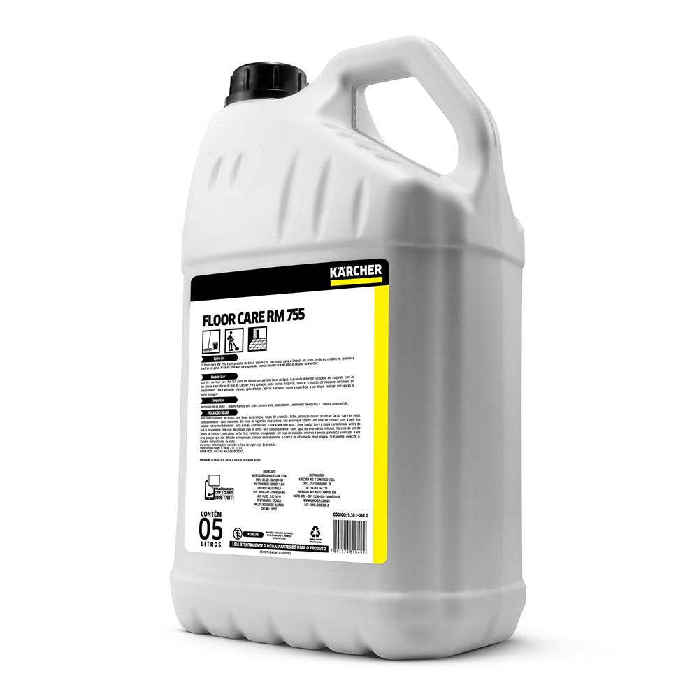 DETERGENTE FLOOR CARE - RM 755 (5 LITROS) - Imagem principal - d7af8f4e-efec-465e-b63a-fe2ff3acb9d1