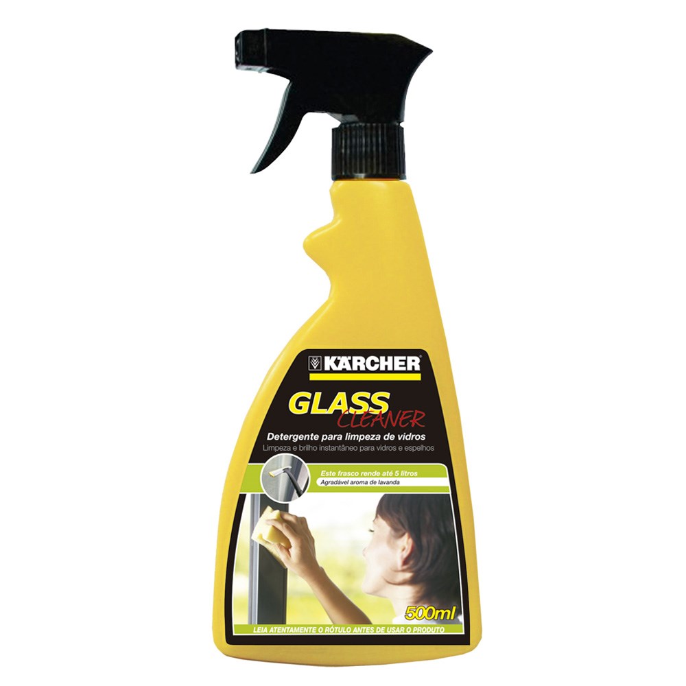 DETERGENTE GLASS CLEANER 500ML - C/ BORRIFADOR - Imagem principal - 43ec5457-1650-4514-8289-ff5fe8b2cfcb