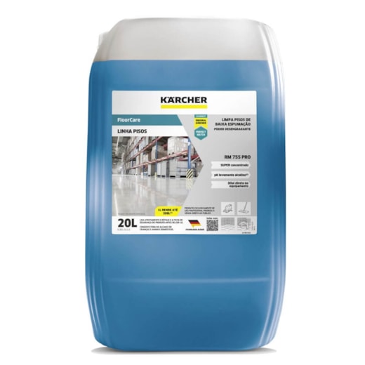 Detergente para Lavadora de Piso Floor Care Pro - Karcher RM 755 (20 Litros)