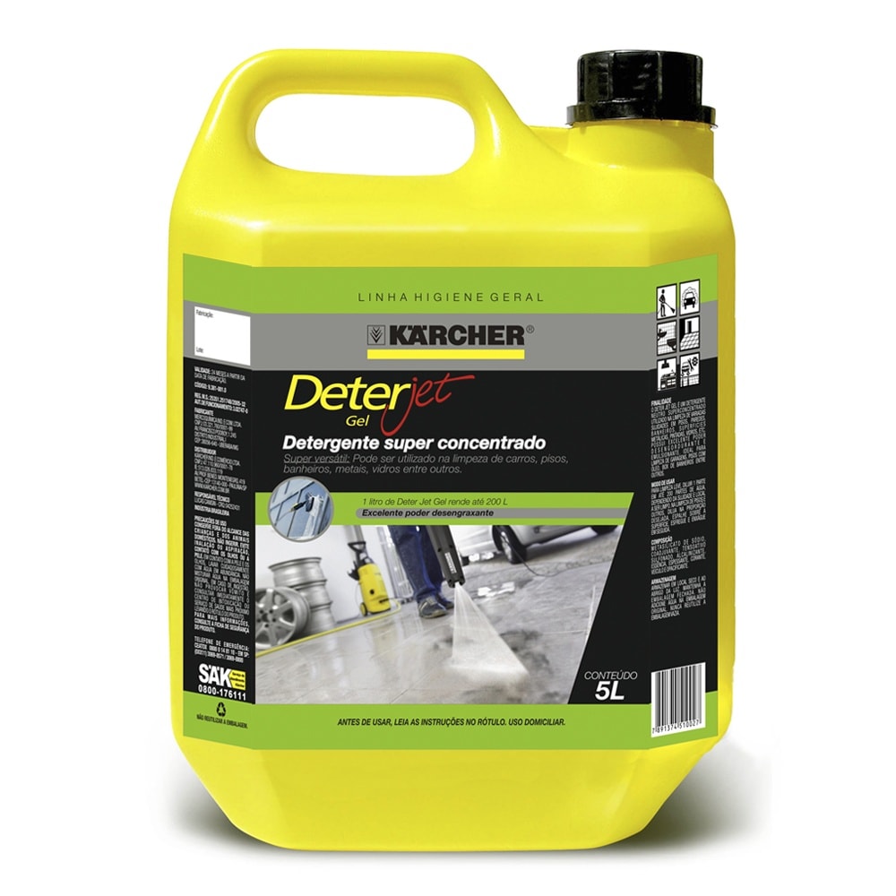 DETERJET GEL KARCHER (5 LITROS) | Karcher