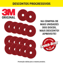 Disco PAD Vermelho Rubi - 350mm