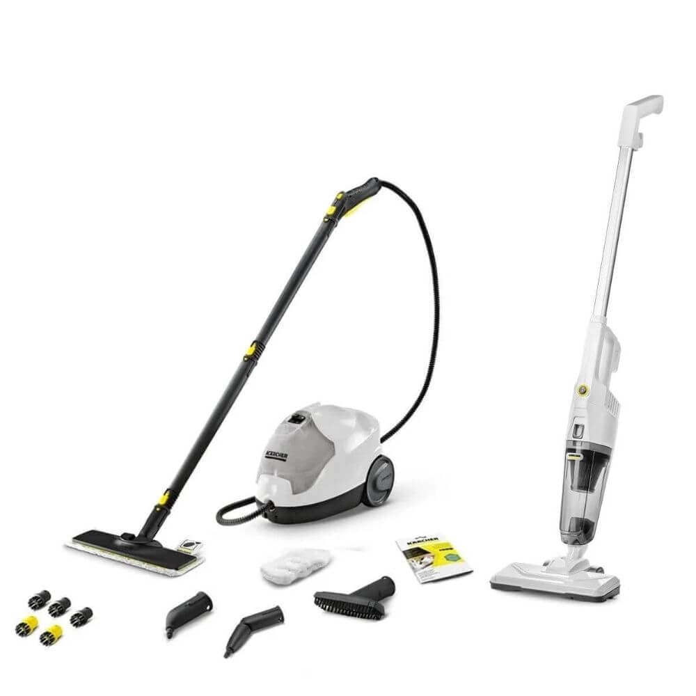 Kit Limpeza De Apartamento Karcher: Limpadora Vapor Com Aspirador Vertical - Imagem principal - b4a4d65d-05c7-41e7-a961-f66ff0c46260