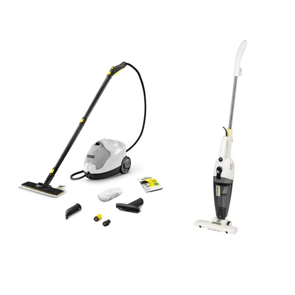 Kit Limpeza De Apartamento Karcher: Limpadora Vapor Com Aspirador Vertical - Imagem principal - 4ade56f1-f5ce-4d75-b4d3-6b13c281cde1