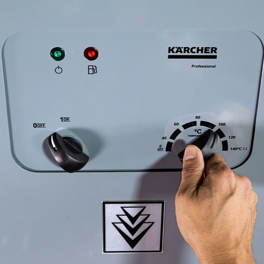 LAVADORA DE ALTA PRESSÃO KARCHER ÁGUA QUENTE HDS 8/15 CAGE NEW