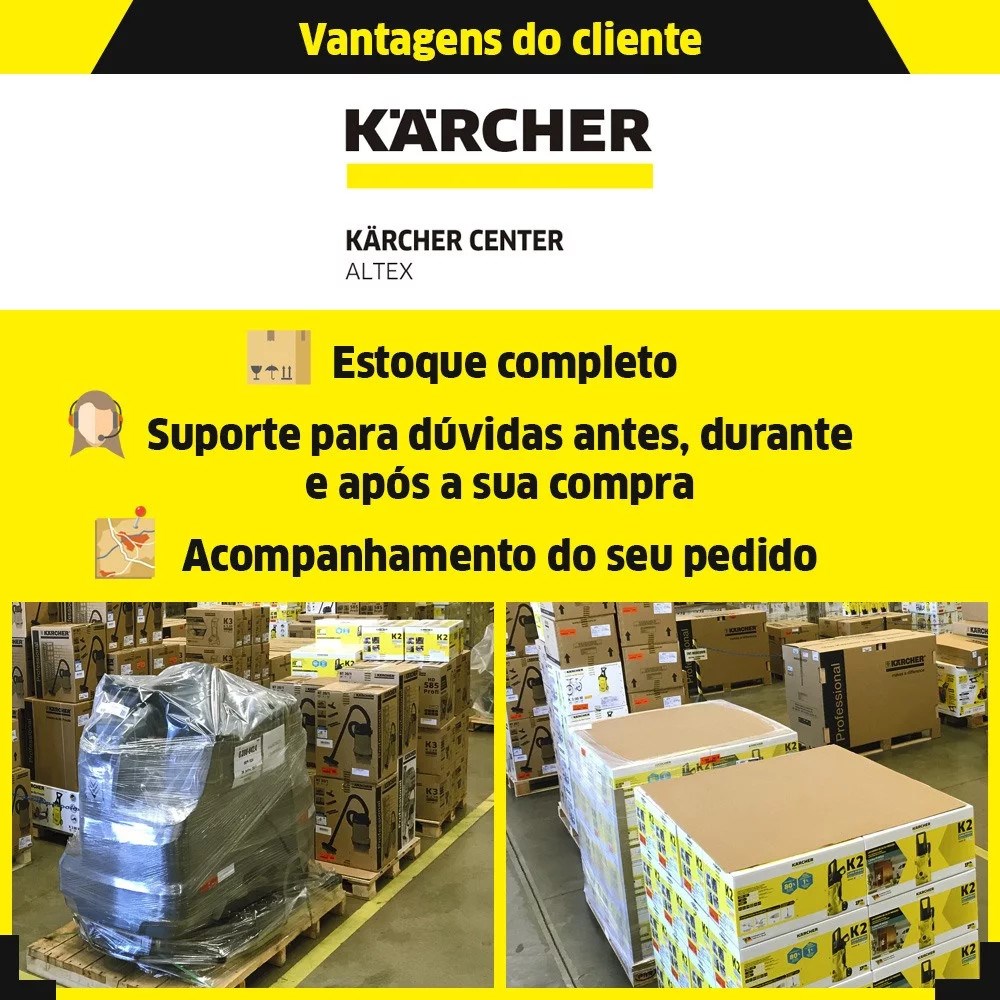 Lavadora de Alta Pressão Karcher K3.30 com Auto Escova - Imagem principal - 414c33bf-9b21-48e4-bc64-3c555391de20