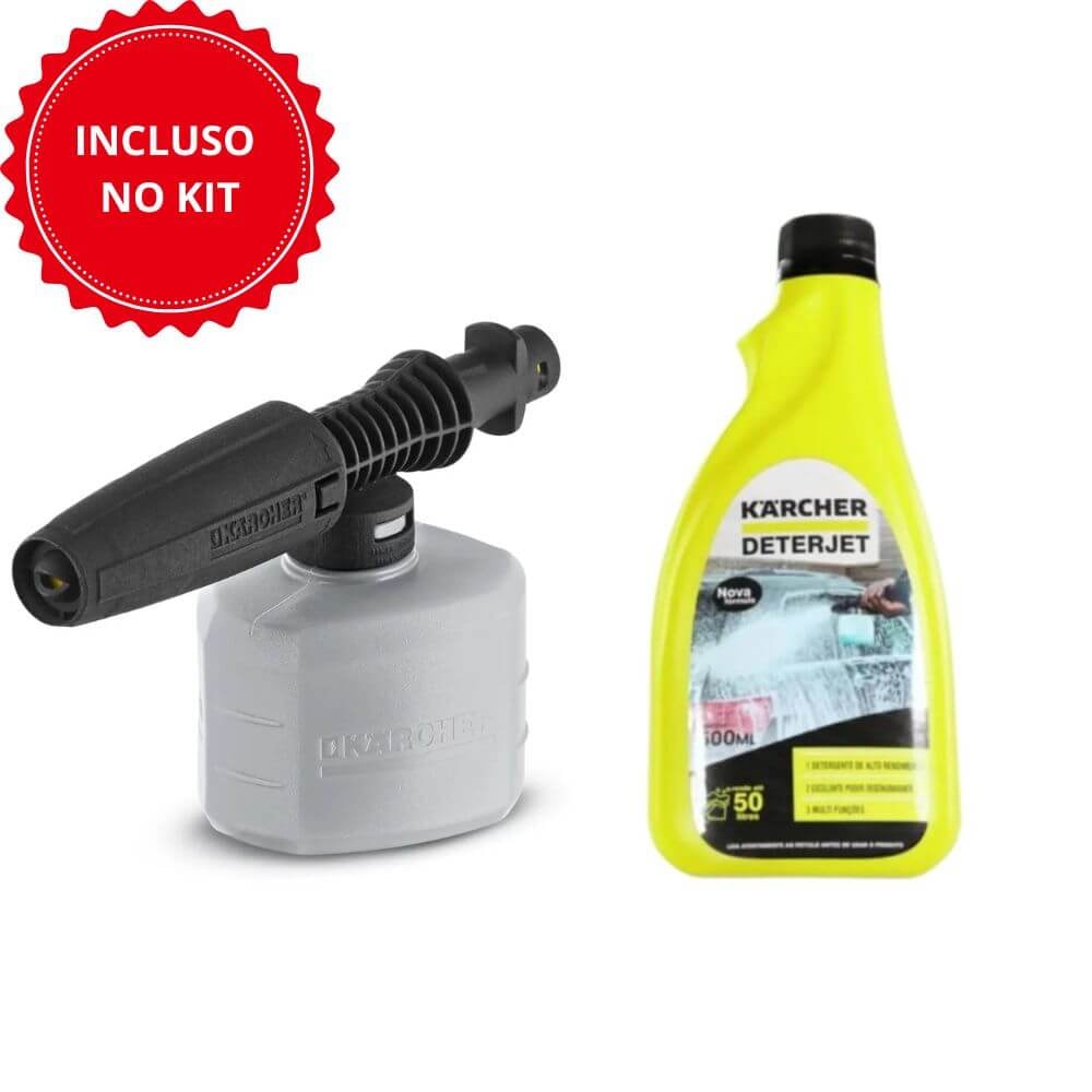 Lavadora de Alta Pressão Karcher K3.98 New com Snow Foam e Detergente - Imagem principal - dac71e10-3eaf-4b9e-91dd-16687b32f2ea