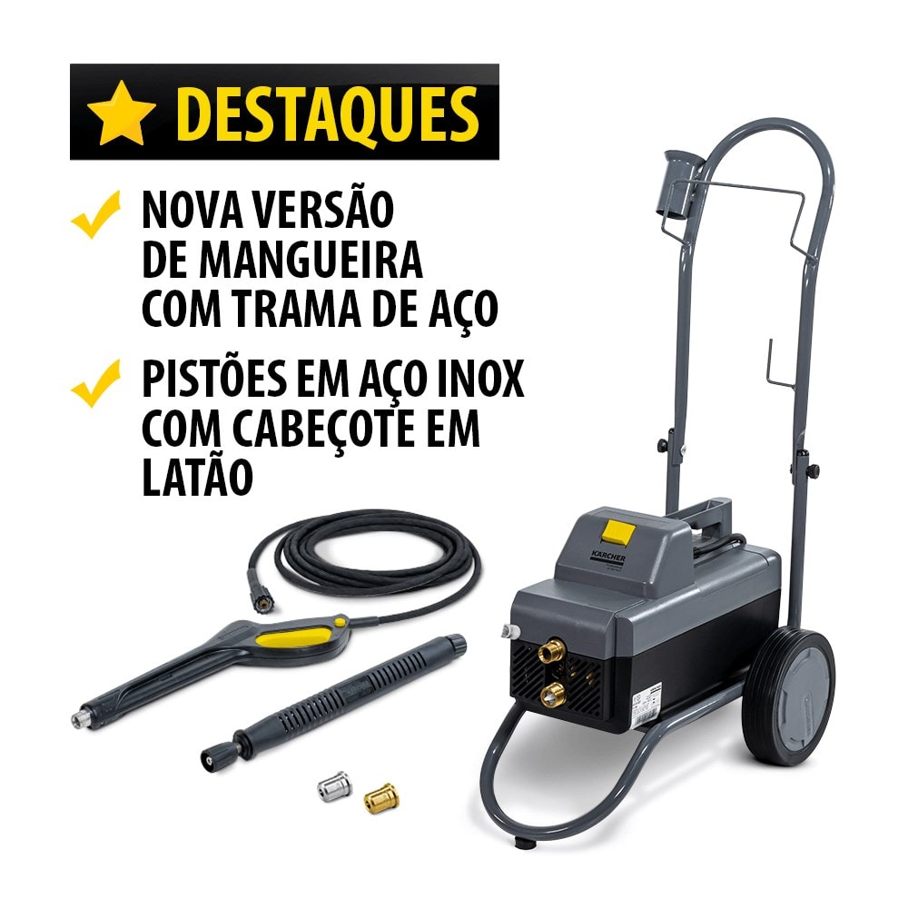 Lavadora de Alta Pressão Karcher Profissional HD 585 com Jato Rotativo - Imagem principal - 75f250ea-5640-4500-99ce-d38d123145fa