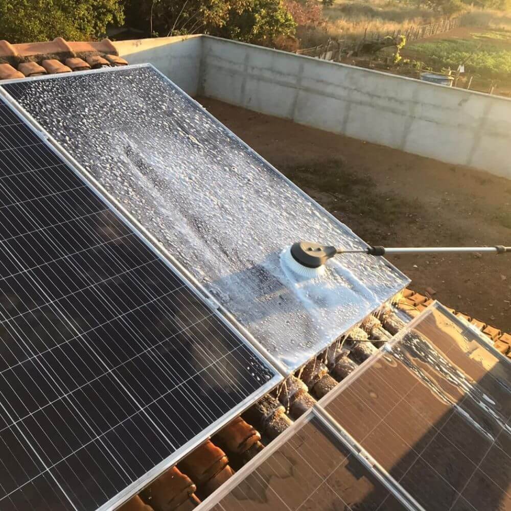 Lavadora de Painel Solar Gasolina Telescopica Karcher IS-3 Placas