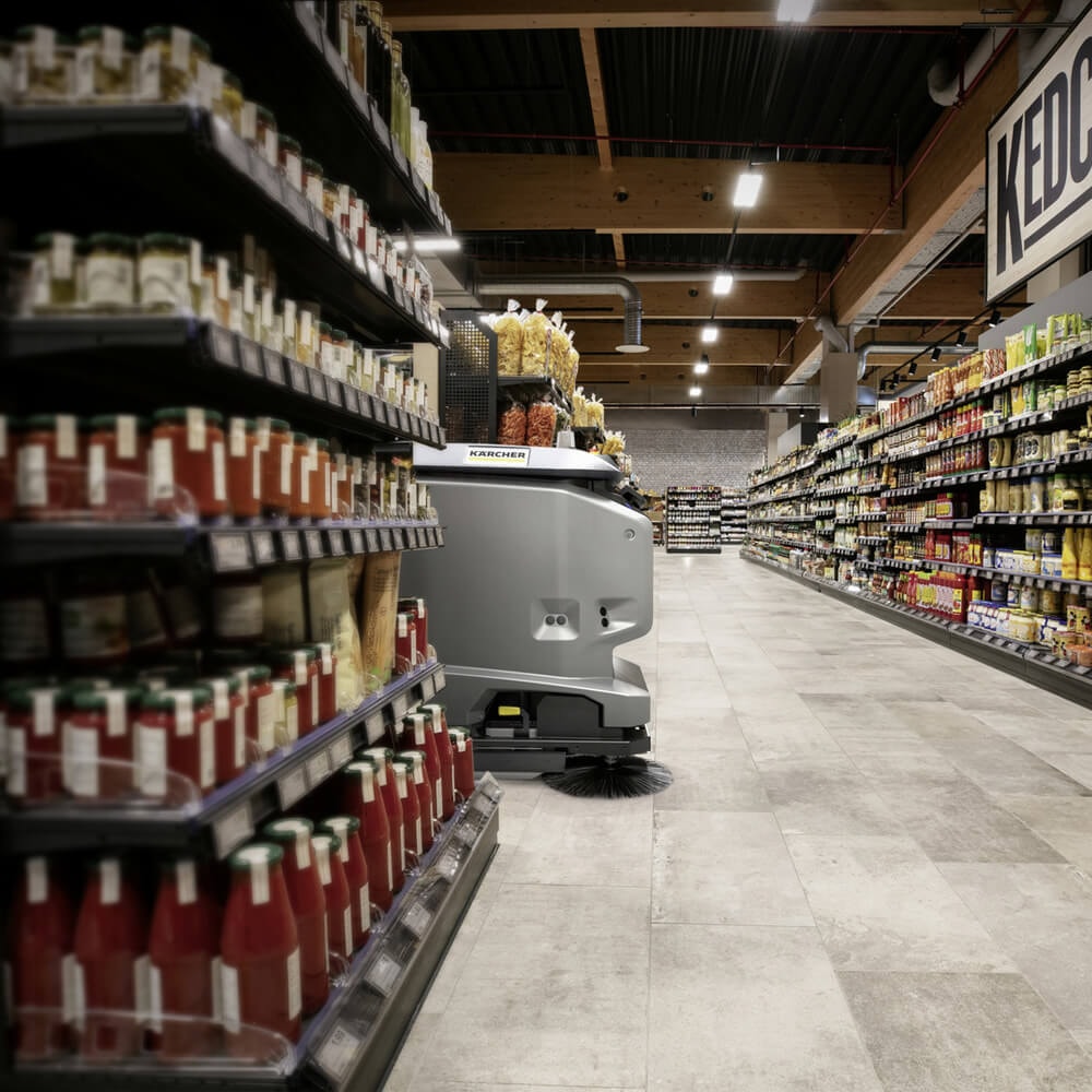 Lavadora e Secadora de Piso Autonoma Karcher Kira B 50 - Imagem principal - 326f5c5e-407f-4674-ab94-9619e2003aaa