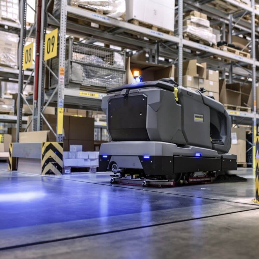 Lavadora e Secadora de Piso Autonoma Karcher Kira BR 200 - Imagem principal - 61ff3b74-4e33-4acd-bf3a-feed0165ed2b