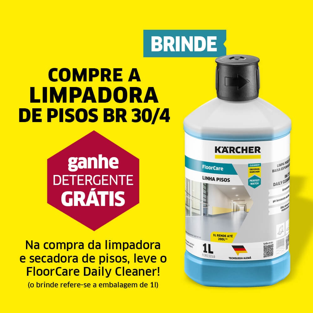 LAVADORA E SECADORA DE PISO KARCHER BR 30/4 - Imagem principal - 779f48cc-075b-433b-b0a7-c7f3ab0ac74d
