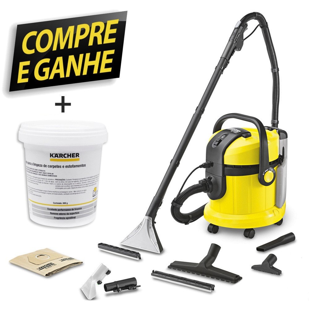 LIMPADORA DE ESTOFADO E CARPETE KARCHER SE 4001 - karcher-center-altex