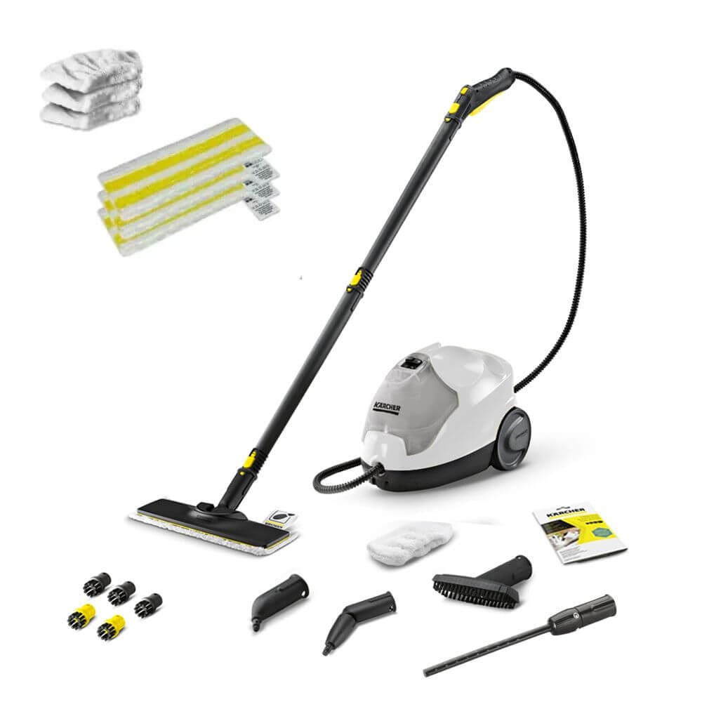 Limpadora Vapor Karcher SC 4 Premium Com Kit Extra De Panos - Imagem principal - 8a22c0eb-ddf4-4cde-b1d8-ed4933aaeb77