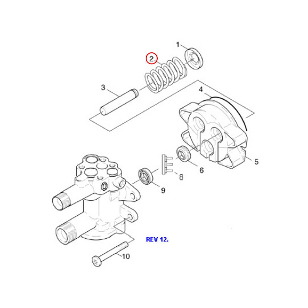 Mola do Pistão Karcher HD 585 - Kit 3 Peças - Imagem principal - 8a46984a-966a-4c0c-ae8e-488f5df804a4