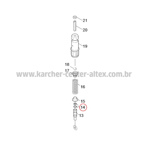 O-RING + 1 PARBAK (6,07 X 1,78 NBR 70) | Karcher