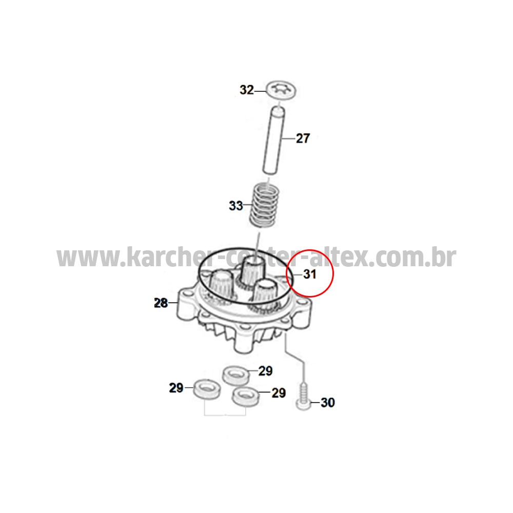 O-RING 75,87 X 2,62 | Karcher