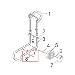 Parafuso M5 x 35 Para Carrinho Karcher HD 585 - 6 Peças