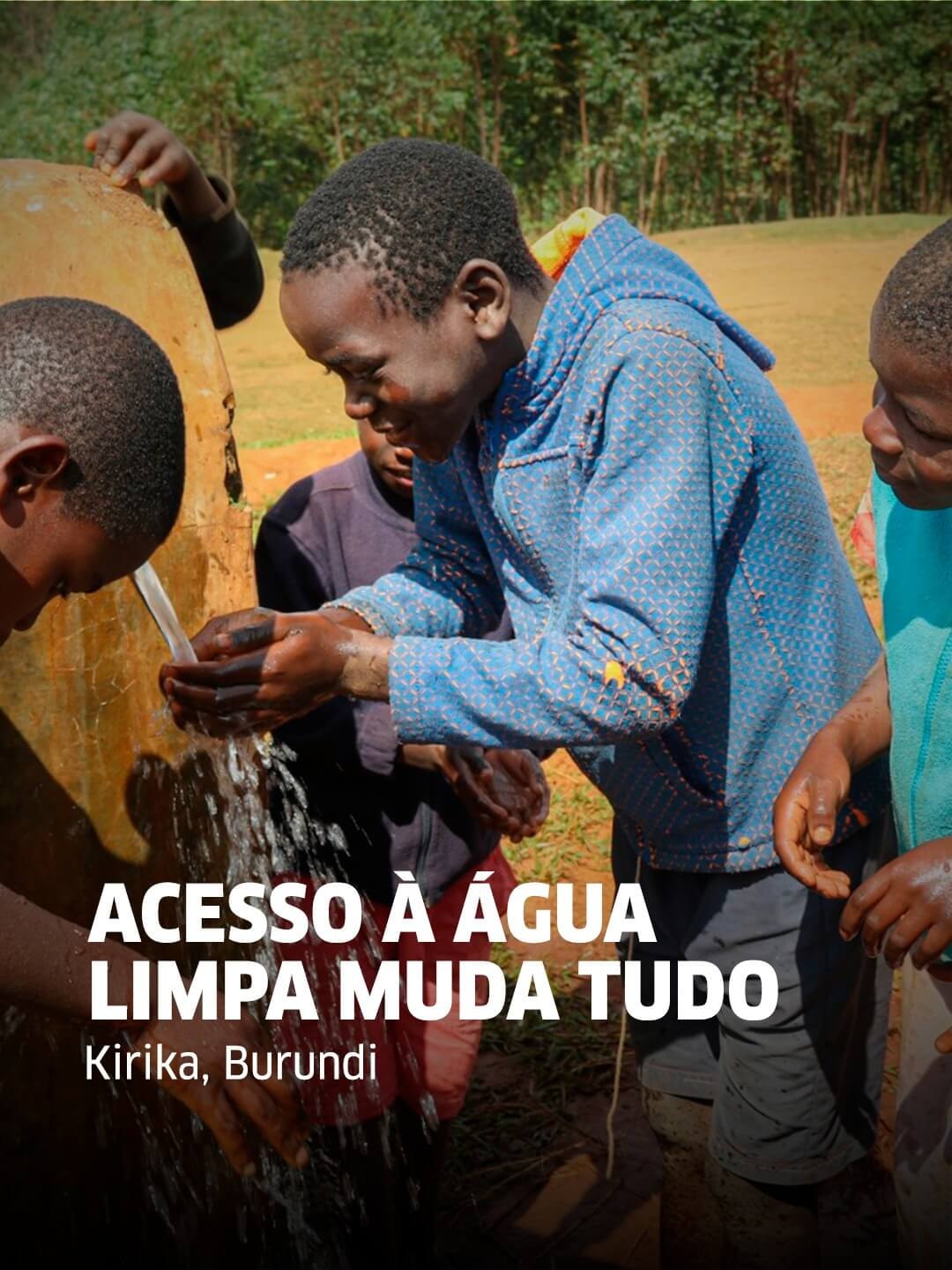 Acesso confiável à água limpa