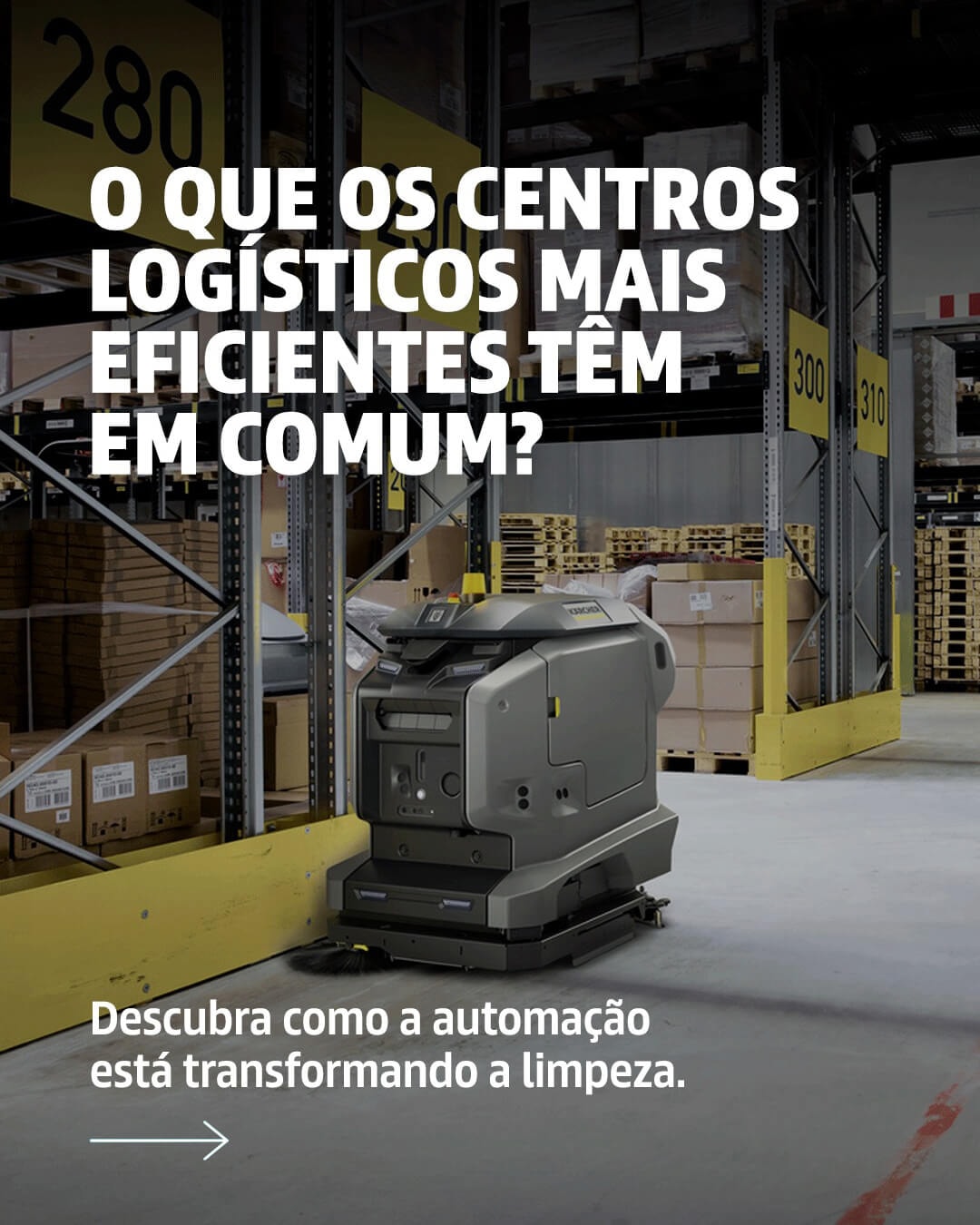 Automação nas Operações com Robôs Autônomos Kärcher
