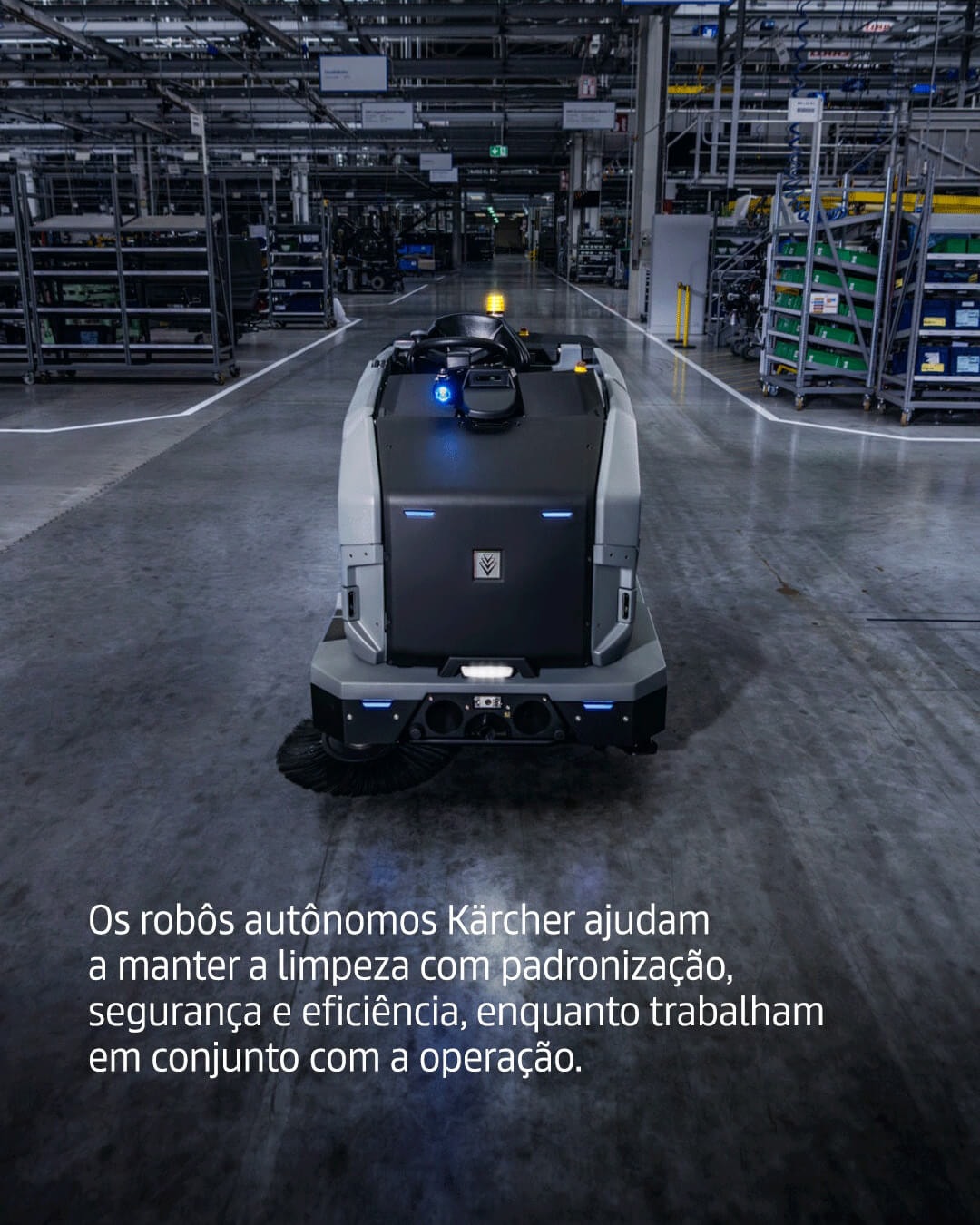 Automação nas Operações com Robôs Autônomos Kärcher