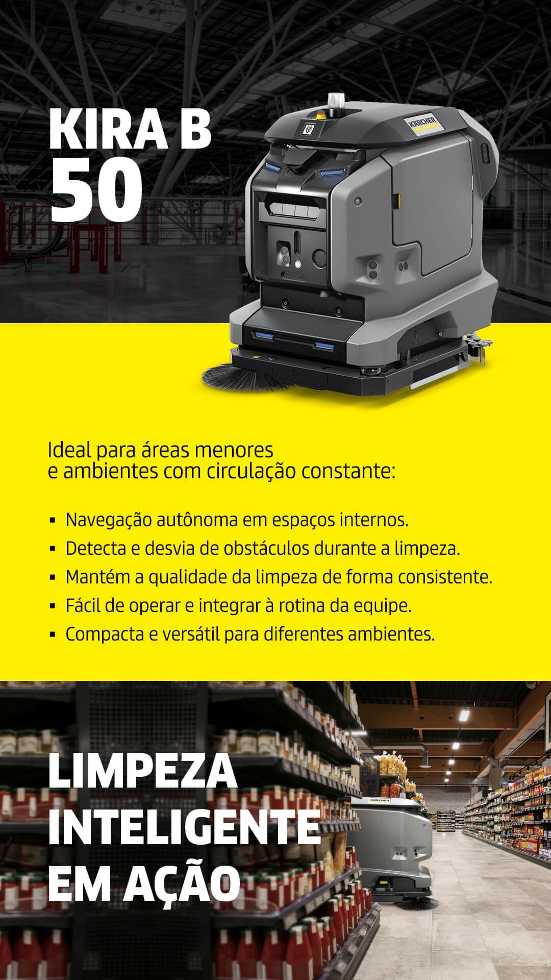 Automação nas Operações com Robôs Autônomos Kärcher