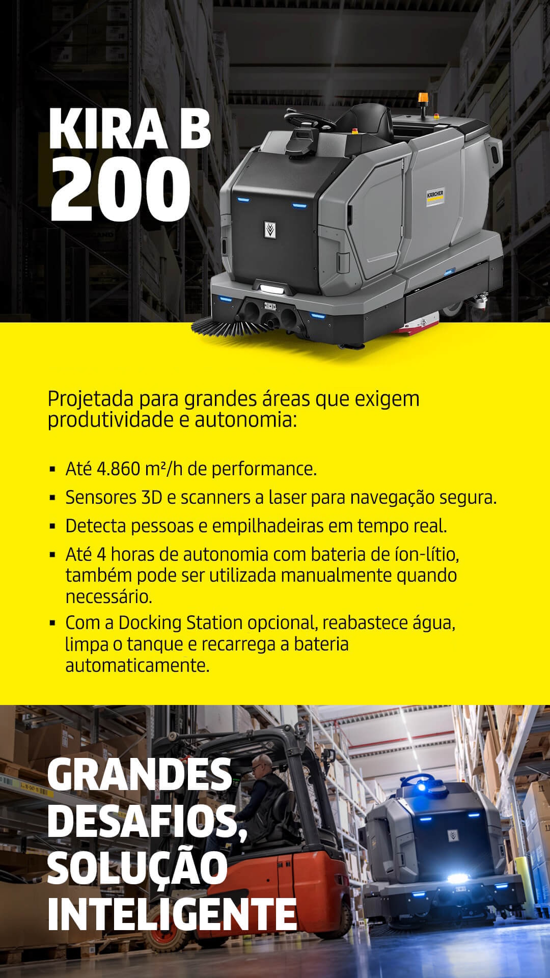 Automação nas Operações com Robôs Autônomos Kärcher