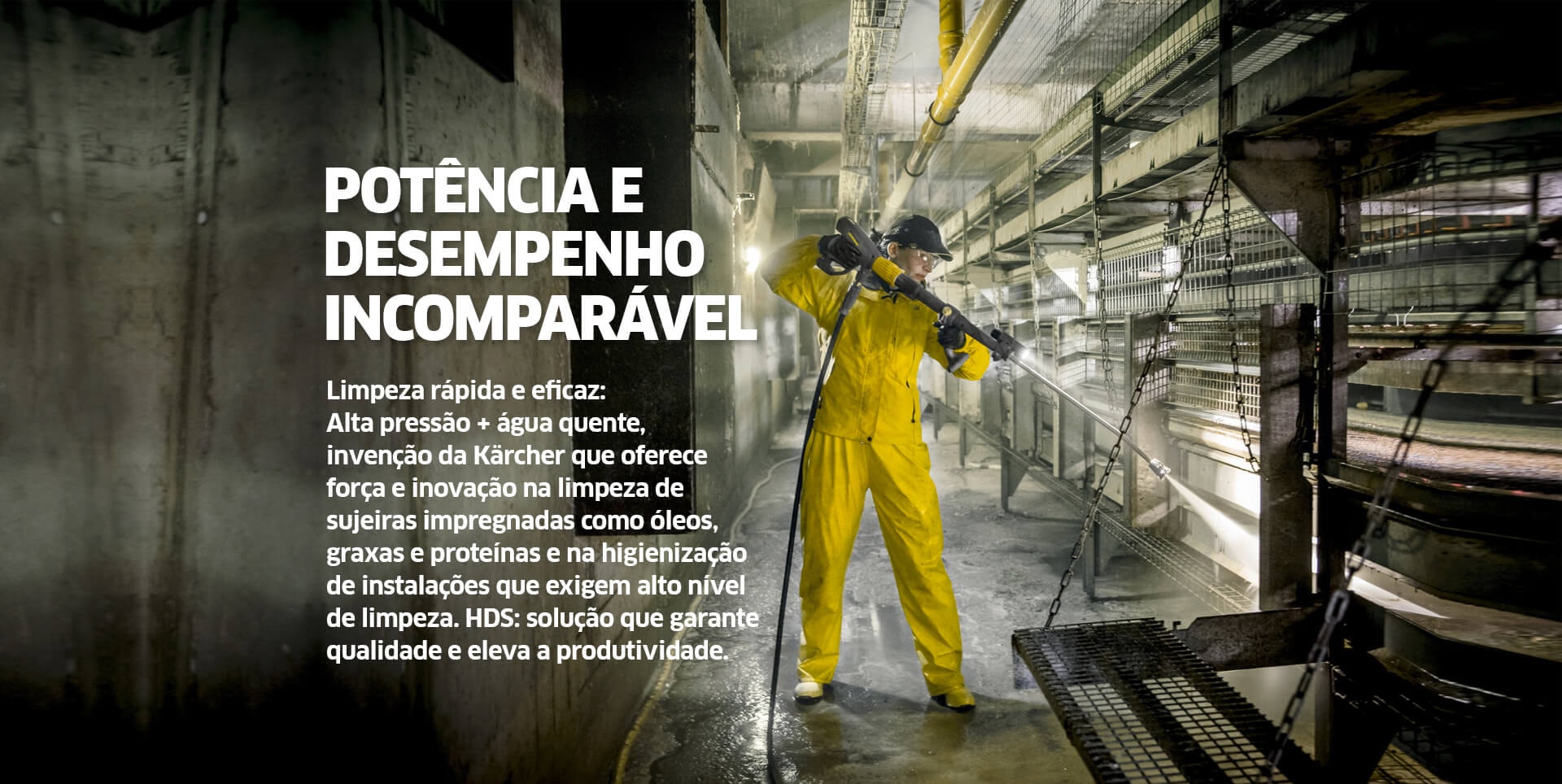 Lavadoras de Alta Pressão Kärcher com Água Quente HDS