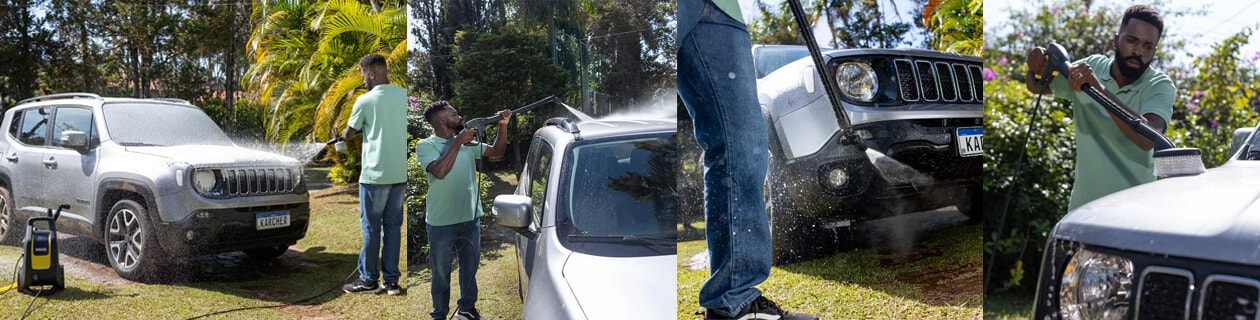 Lavadora de Alta Pressão Kärcher K3 Force Car Para Uso Doméstico