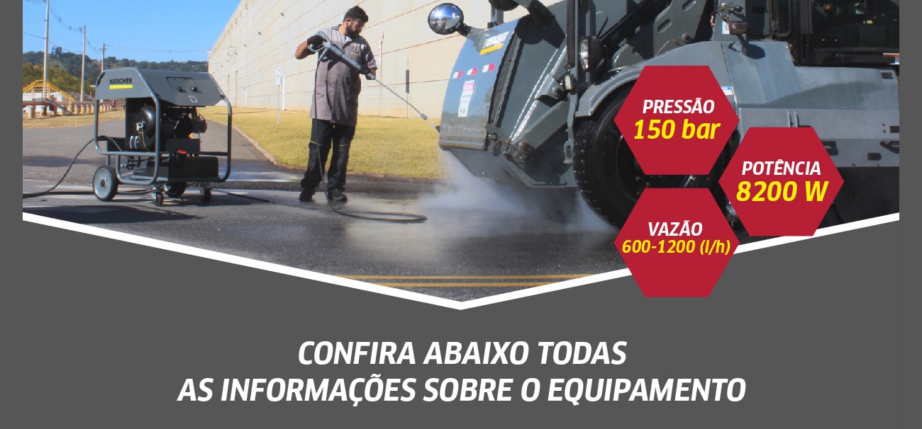 Lavadora de Alta Pressão com Água Quente HDS 12/15 Kärcher