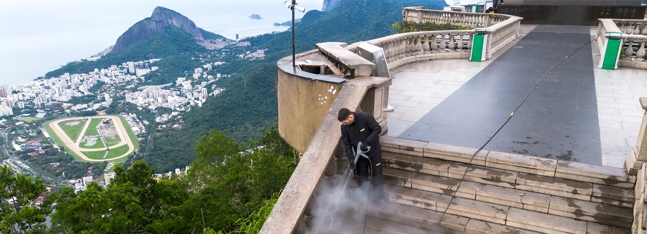 Limpeza Kärcher Cristo Redentor