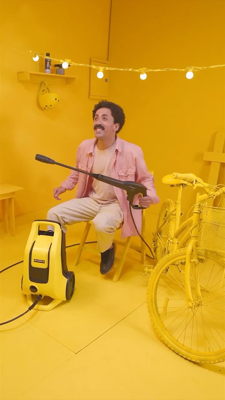 Ative o modo Amarelo Kärcher