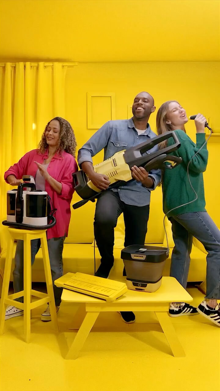 Ative o modo Amarelo Kärcher