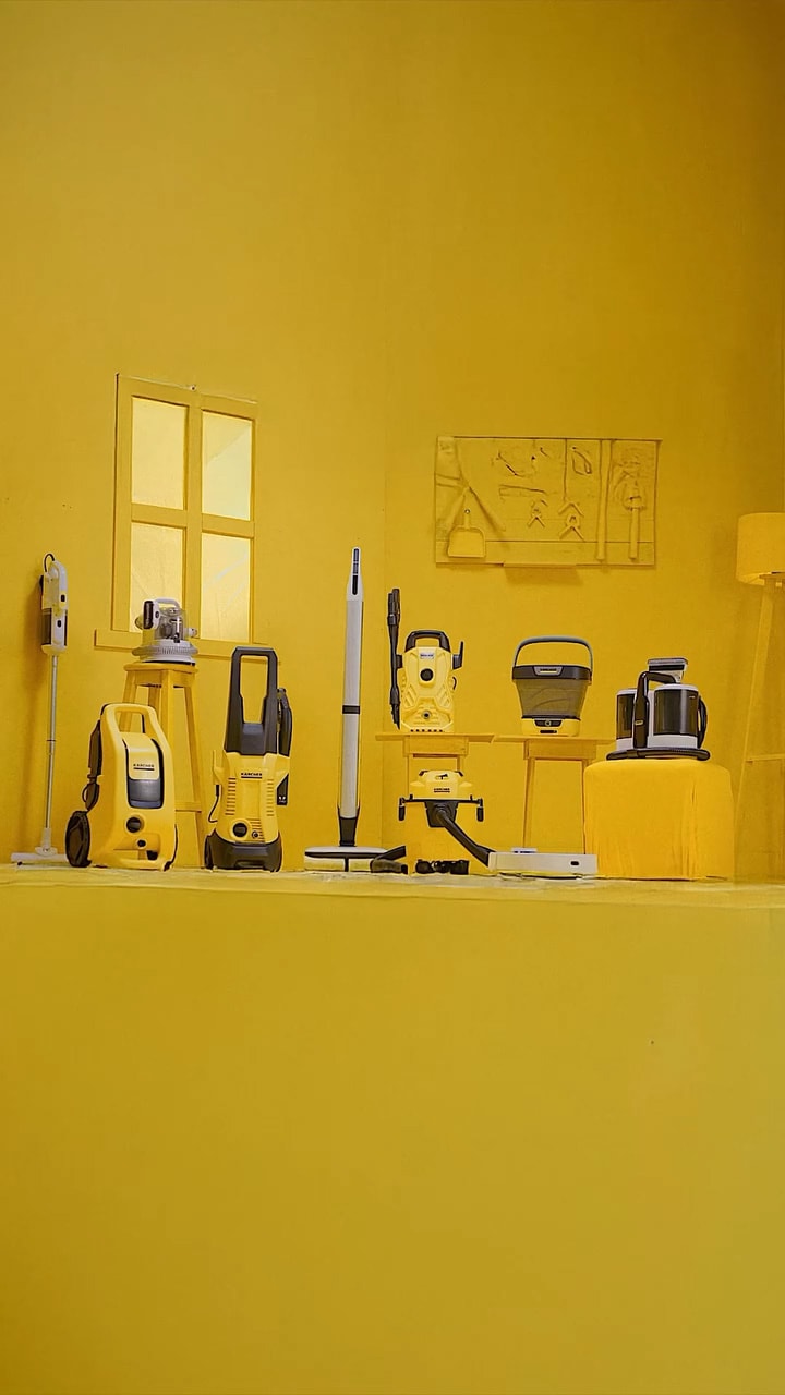 Ative o modo Amarelo Kärcher